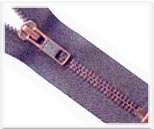 copper zipper