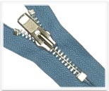 Aluminium zipper